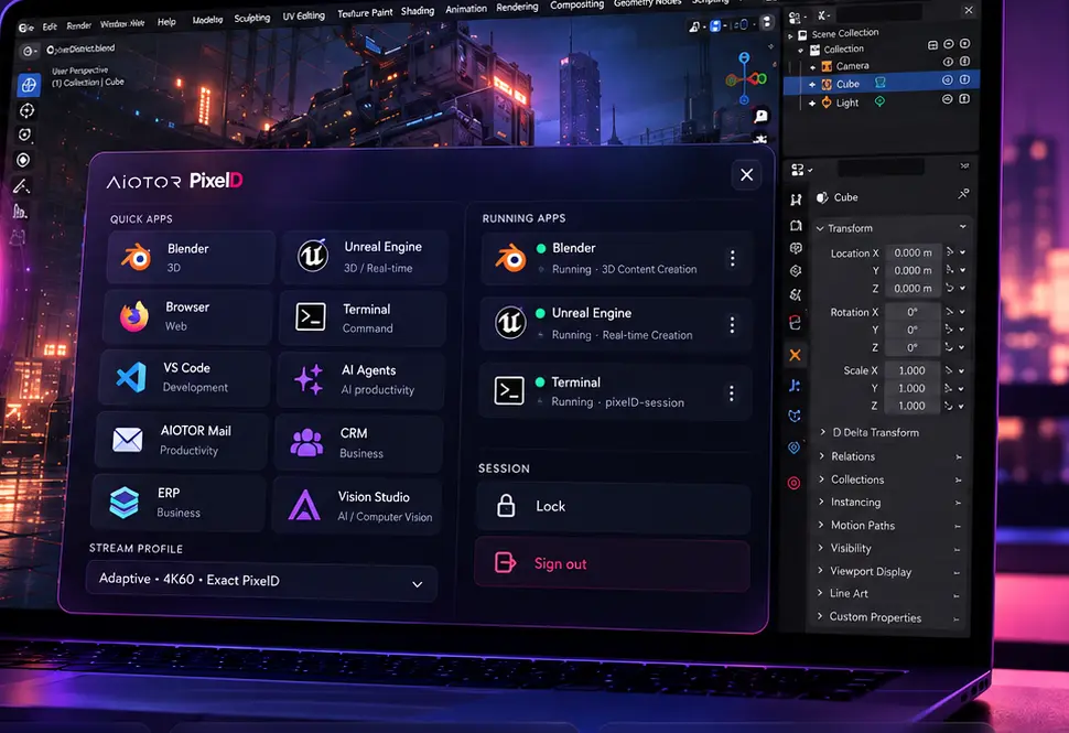 PixelD application launcher with packaged applications